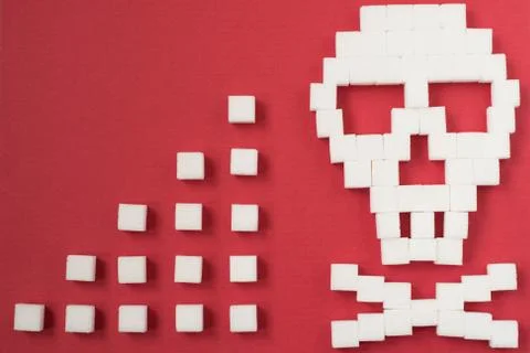 Sugar skull danger Stock Photos