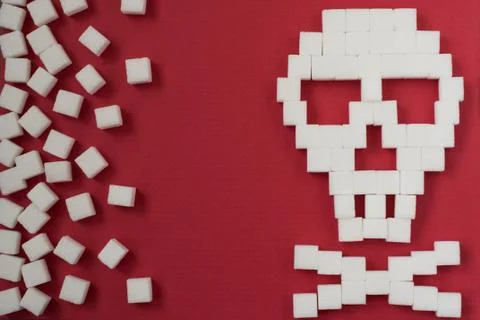 Sugar skull danger Foto stock