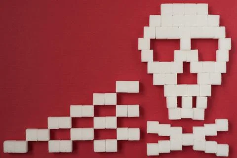 Sugar skull danger Stock Photos