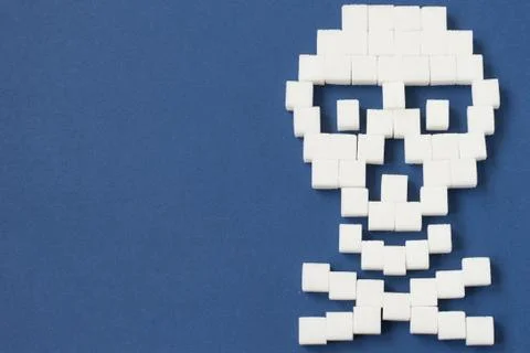 Sugar skull danger Stock Photos