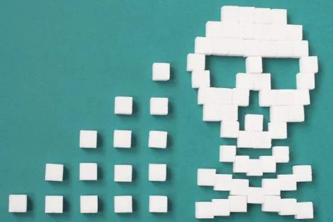Sugar skull danger Foto stock