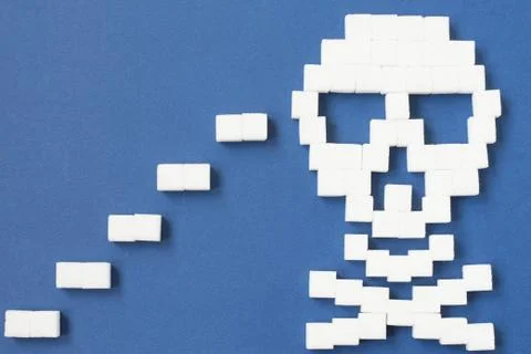 Sugar skull danger Stock Photos