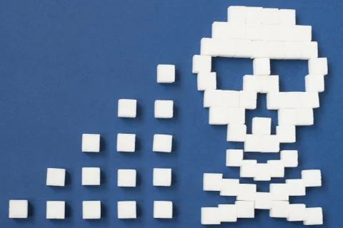 Sugar skull danger Foto stock