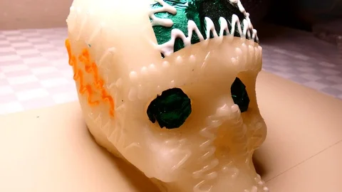 Sugar skull Stock-Footage 123559640