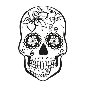 Sugar Skull Stock Illustration
