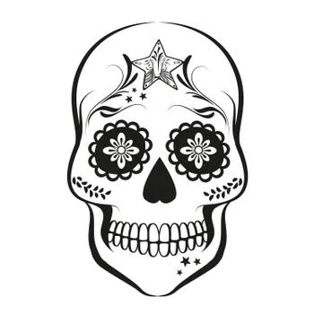 Sugar Skull Stock Illustration