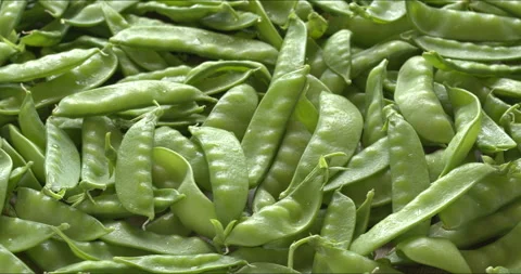 Sugar snap peas background texture. Stock Footage 312113363