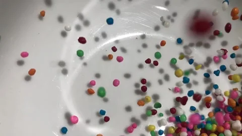 Sugar sprinkles Stock Footage 134585168
