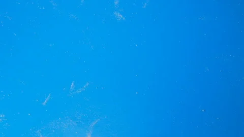 Sugar stop motion animation on blue background. Stock Footage 86548241