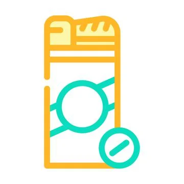 Sugar substitute color icon vector illustration color Stock Illustration