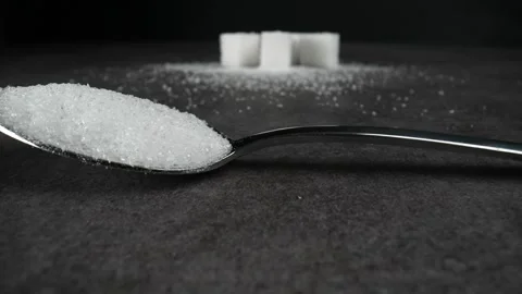 Sugar on a Table in a dolly shot Stock Footage 249972188