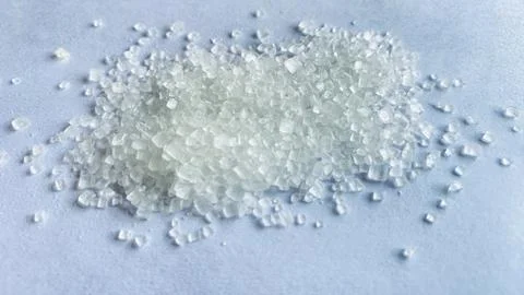 Sugar with a white background Foto stock