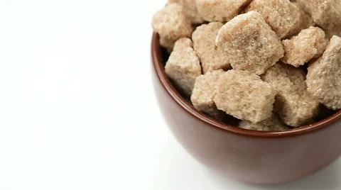 Sugar on white, rotation Stock Footage 49326021