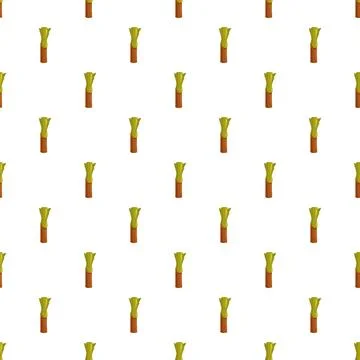 Sugarcane plant stalk seamless pattern background design イラスト素材