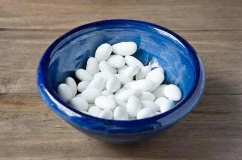 Sugared almonds Stock Photos