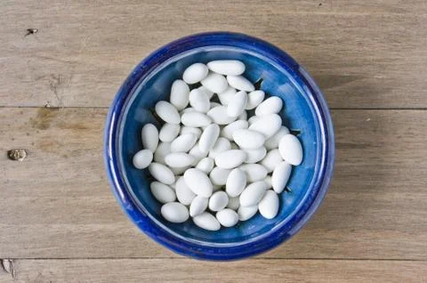 Sugared almonds Stock Photos