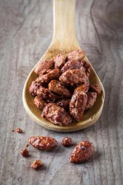 Sugared almonds Stock Photos