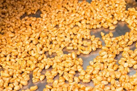 Sugared peanuts Foto stock