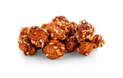 Sugared peanuts Stock Photos