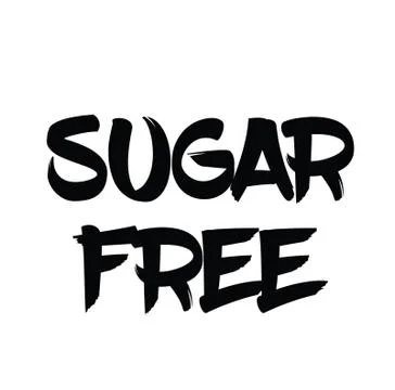 Sugarfree rubber stamp Stock Illustration