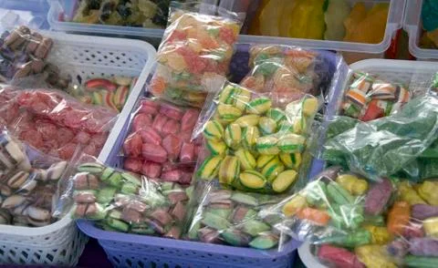Sugary sweets Stock Photos