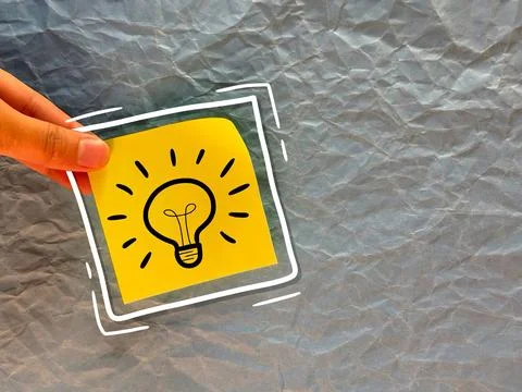 Suggest an idea. an icon and a light bulb with the meaning of a new idea. b.. Stock Photos