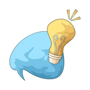 Suggestion bubble illustration Stock Illustration