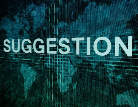 Suggestion Illustrazione stock