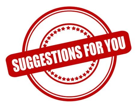 Suggestions for you Illustrazione stock