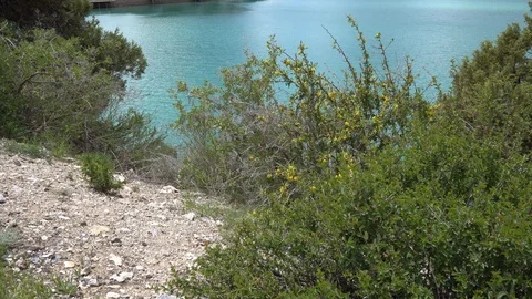 Sughd Iskanderkul Lake 52 Stock Footage 114669190