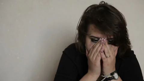 Suicidal girl asks for help Stock Footage 92819942