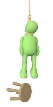 Suicide Stock Illustration