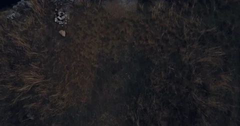 Suicide Jumping Off A Cliff Drone View 4K Stock Footage 81220068
