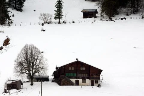 Suisse house Stock Photos