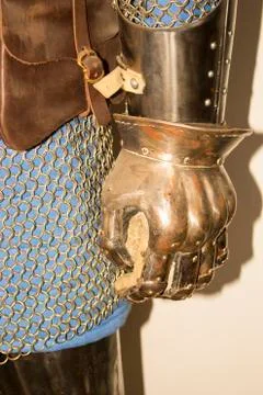 A suit of armor close-up Stock Photos