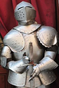 Suit of armor Stock Photos