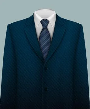 Suit background with bow tie Stock Illustration