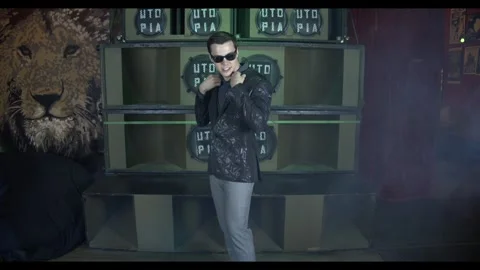 Suit dancer Stock Footage 296547297