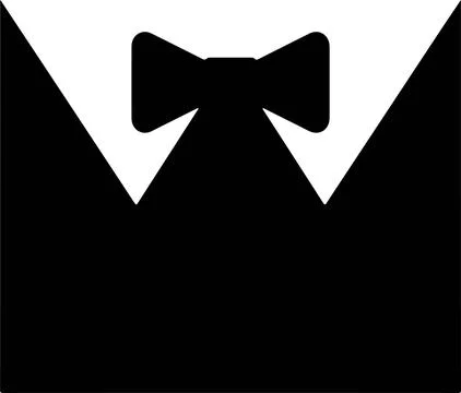 Suit icon isolated on white background Stock Illustration