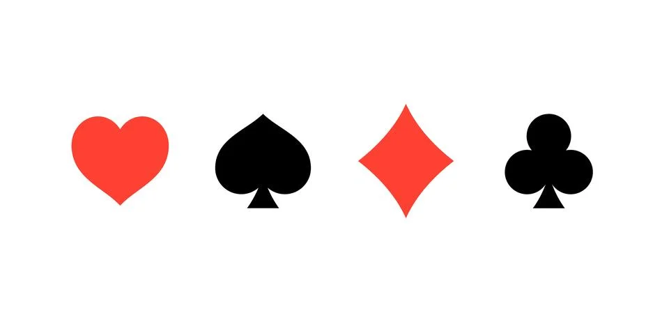 Suit of playing cards Stock Illustration