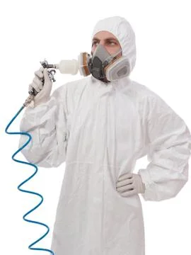 Suit for protection 스톡 사진