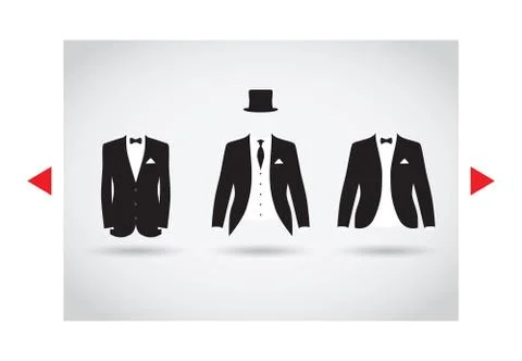 Suit selection Stock-Illustration
