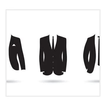 Suit selection Stock Illustration