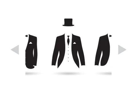 Suit selection Stock-Illustration