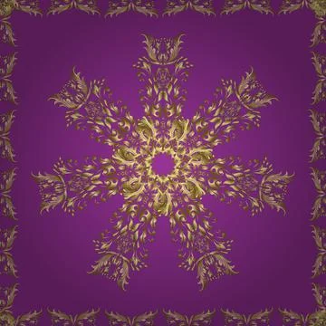 Suitable for fabric, paper, packaging. Seamless. Fully editable. Vector pattern Illustrazione stock