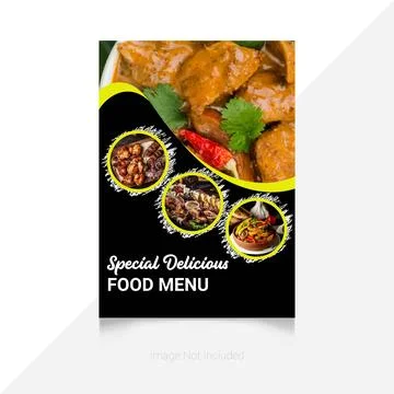 Suitable for Social Media Post Restaurant and culinary Stock Illustration