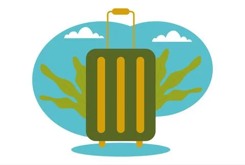 Suitcase Concept Illustration Vector Style Illustration Stock-Illustration