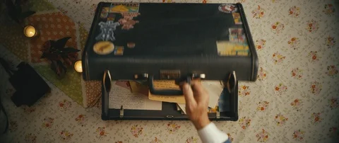 Suitcase Stock Footage 119238278