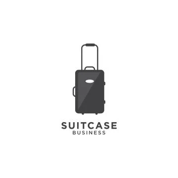 Suitcase graphic design template Stock Illustration