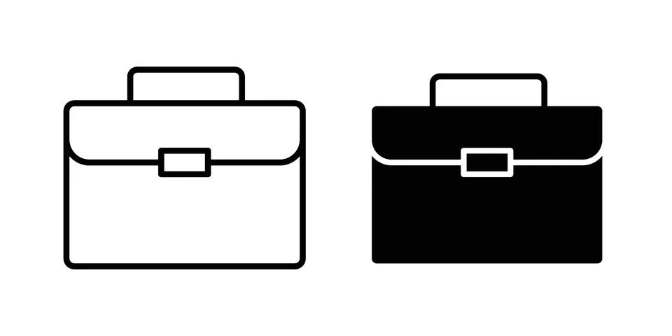 Suitcase icon concept. best for web design Illustration